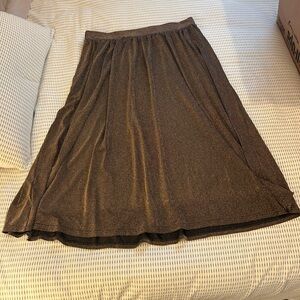 NWT J. Crew Brown A-Line Skirt